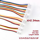 2/3/4/5/6/7/8/9/10P XH2.54mm Terminal Wire Cable Connector 26AWG L=30CM One End