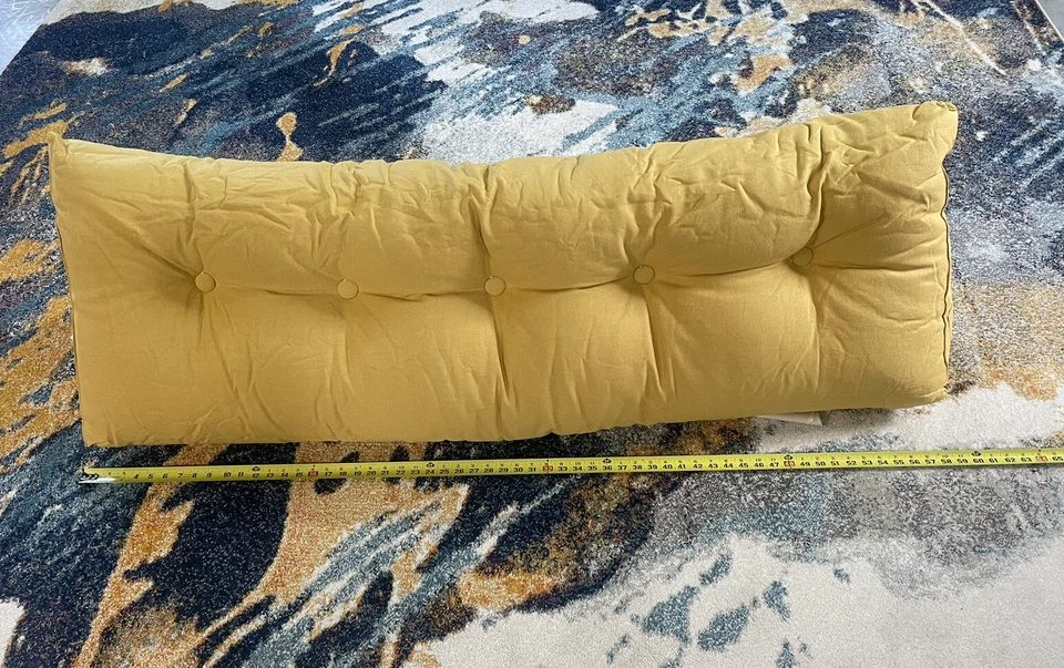 WOWMAX Cabecero Suave Triangular Cuña Almohada de Lectura Cojín de Respaldo para Cama de Día Foto 1 de 4