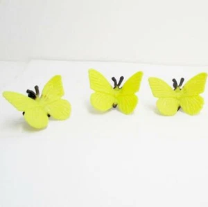 Doll House Shoppe Toy Yellow Butterfly Set/3 9695 Game Pcs Micro-mini Miniature - Picture 1 of 5