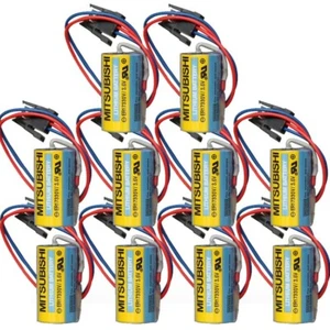 Batteria PLC 10x MR-BAT ER17330V/3,6 V Mitsubishi A6BAT per sistema CNC FANUC - Foto 1 di 3