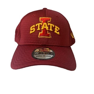 Iowa State Cyclones New Era 39THIRTY NCAA Maroon Small/Medium Stretch Fit Hat - Picture 1 of 8