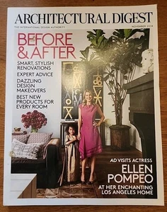 Architectural Digest November 2014 Ellen Pompeo + Before & After - Picture 1 of 15