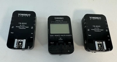 Yongnuo YN622C (Canon) E-TTL Flash Controller w/ Two Receivers - Image 1 of 4