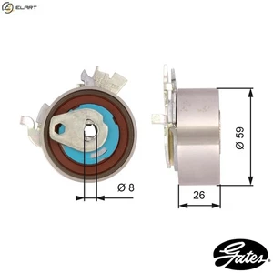 TENSIONER PULLEY TIMING BELT T43154 FOR DAEWOO EVANDA MAGNUS KONDOR LACETTI 1.8L - Picture 1 of 9