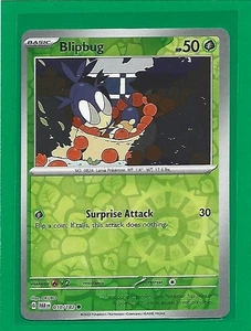 Pokémon TCG SV-Paradox Rift Blipbug #10/182 Common Reverse Holo - Picture 1 of 2