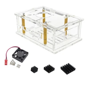 For  5 Max Transparent Acrylic  Fan Heat Sink    Case D5N9 - Bild 1 von 6
