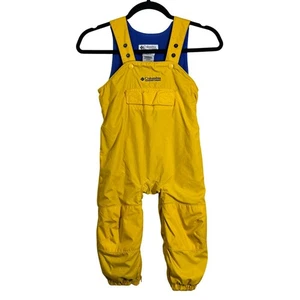 COLUMBIA Bib Snow Pants 3T Vintage Adventure Ride II Tactonite Adjustable 90's - Picture 1 of 10