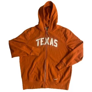 Nike Texas Chaqueta Cremallera Sudadera con Capucha Para Hombres XXL Ajuste Térmico Texas Longhorns Swoosh Gancho 'Em - Imagen 1 de 10