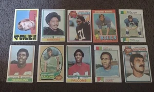 70 tarjetas de fútbol americano de la década de 1970 años varios/equipos Tatum, Csonka, Shell ++ - Imagen 1 de 14
