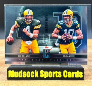 BRETT FAVRE / JORDAN LOVE - 2024 Topps Signature Class - Paramount Pairings - Picture 1 of 2