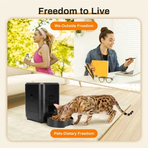Timed Dry Food Dispenser Large Capacity Automatic Pet Feeder Portion Control - Picture 1 of 12