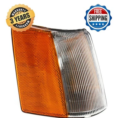 Luz de esquina transparente y ámbar lente lado del pasajero para Jeep Grand Cherokee 1993-1998 Foto 1 de 4