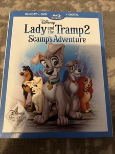 Lady And The Tramp 2 Scamp's Adventure (Blu-ray) W/ Slipcover Brand New Sealed - Picture 1 of 4