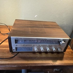 Vintage Marantz MR 1150 phonic Stereo Receiver Wood Cabinet Tested Nice READ - Picture 1 of 12