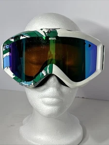 Anon Snowboard Snowboard Ski Skibrille blau grün weiß Erwachsene - Bild 1 von 8