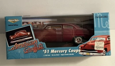 ERTL American Muscle 1951 Mercury Coupe American Graffiti Movie 1:18 Model Car - Image 1 of 4