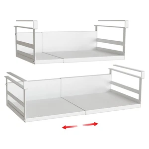 Organizador de estantes extensible debajo del gabinete con clips de 0,94 pulgadas de grosor, pesado... - Imagen 1 de 7
