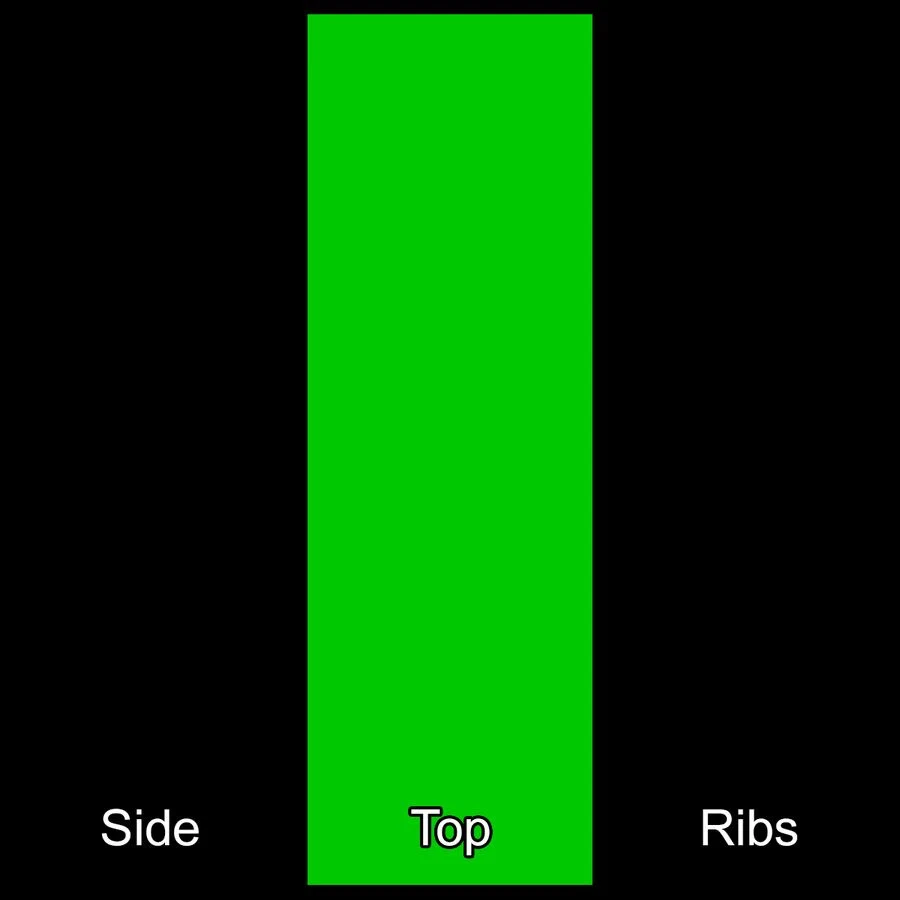 Cubierta de asiento acanalada Guts Racing - negra/verde KX/NEGRA, stock 6658R21S21T31 Foto 1 de 1