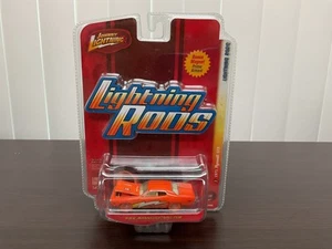 Johnny Lightning-Lightning Rods 1971 Plymouth GTX Orange NIP Bonus Magnet 1/2500 - Picture 1 of 8
