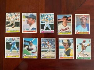 Lot Of 20 Topps 1979 MLB Cards J.R. Richard Chris Chambliss Gary Carter
