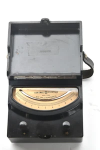 General Electric GE Analog DC Amperemeter Amp Strom DP-9-Modell 8DP9A-Y302 - Bild 1 von 9