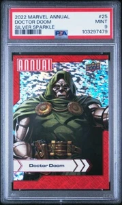 Dr. Doom 2022 Upper Deck Marvel Annual Silver Sparkle PSA 9 MINT Doctor MCU Card - Picture 1 of 3