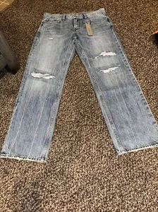 NWT Hudson Jeans Jocelyn Low-Rise Waterfall Dest Straight Leg Women’s Jean SZ 29 - Picture 1 of 6