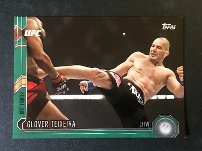 2015 Topps UFC Chronicles GLOVER TEIXEIRA #160 Green Insert/288 BRAZIL Jiu-Jitsu - Image 1 of 2