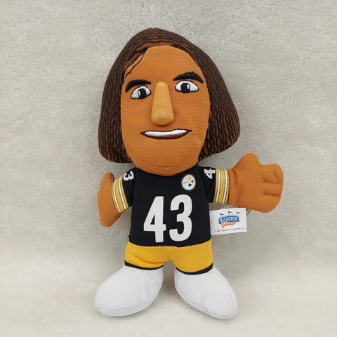 Troy Polamalu Bleacher Creatures NFL Pittsburgh Steelers 8" Plush Cover