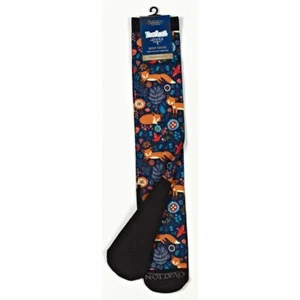 Ovation Zocks FootZees Boot Socks - Playful Foxes - Picture 1 of 1