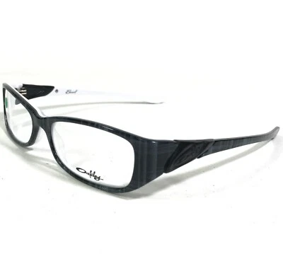 Oakley Eyeglasses Frames Scarf OX1035-0152 Black Plaid Gray White 52-15-135 Foto 1 de 4