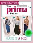 Prima Sewing Pattern  Ladies Classic Denim Skirt Style  Midi Length Sizes 10-20