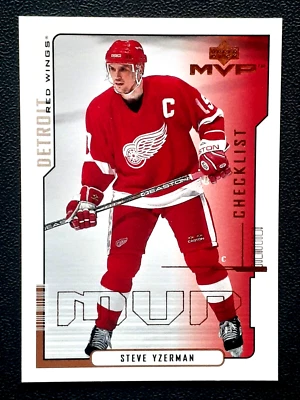 STEVE YZERMAN CHECKLIST 2000-01 UPPER DECK MVP 00-01 NO 220            31831 - Image 1 of 2