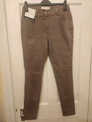 Next Womens Mole Soft Touch Skinny Mid Rise Jeans Size 14L BNWT - Image 1 of 3