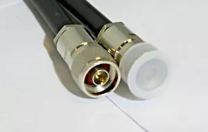 Rg 214 U Male N Post Coaxial Cable - 100 CM Length - Picture 1 of 2
