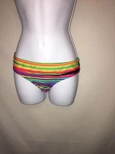 smart & sexy Damen kleine Badehose Slip Streifen bunt - Bild 1 von 3