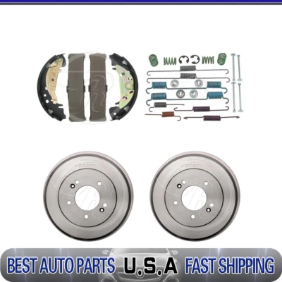 Kit Muelle Ajustable Zapatas Frenos Tambor Trasero Para 2001 Santa Fe Foto 1 de 4