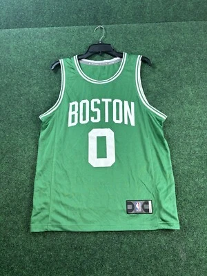 NBA Fanatics Fast Break 波士顿凯尔特人队 Jayson Tatum 绿色球衣 S 码全新无标签 — 第 1/4 张图片