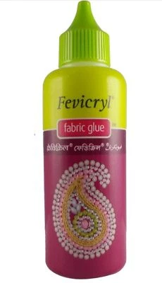 Colla per tessuto fevicrilico legame adesivo permanente trasparente 80 ml - Immagine 1 di 2
