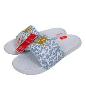 Nike Damen Victori One grau Leopardendruck Slidesandalen CN9676-103 Gr. 10 - Bild 1 von 8
