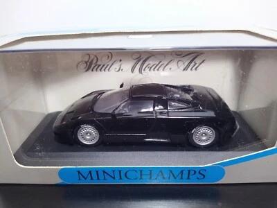 BUGATTI EB 110 BLACK 1991 MINICHAMPS 430102111 1/43 - Image 1 of 4