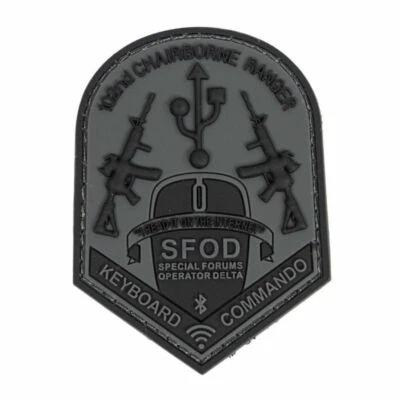 102nd Chairborne Ranger Morale Patch Swat Color Hook + Loop 2" x 3" Fast Ship - Image 1 of 3