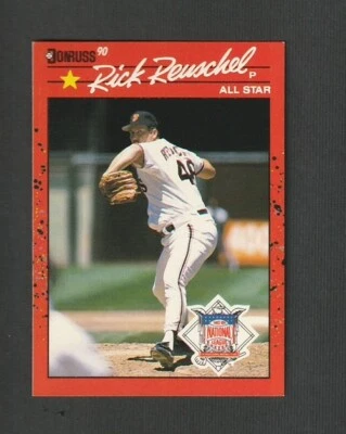 1990 Donruss Rick Reuschel All Star #663 San Francisco Giants - Image 1 of 2