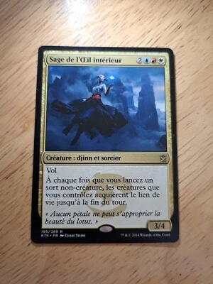 MTG - Sage of the Inward Eye - Khans of Tarkir- NM - French Edition - Image 1 of 2