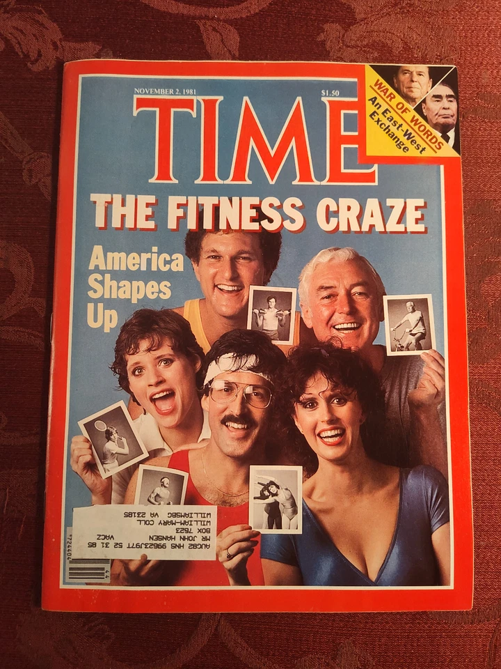 TIME magazine November 2 1981 The FITNESS CRAZE Nuclear Weapons Fears - Image 1 of 1