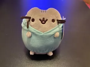 Pusheen with Blue Hoodie - Pusheen Box Spring 2019 Plush GUND BNWT Exclusive - Picture 1 of 4