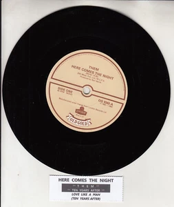 THEM Here comes the night & TEN YEARS AFTER Love like a man 7" 45 rpm record NEW - Picture 1 of 2