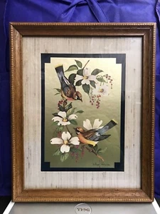  Wildlife Bird Print by William J. Whiteside Signed and Framed - Picture 1 of 7