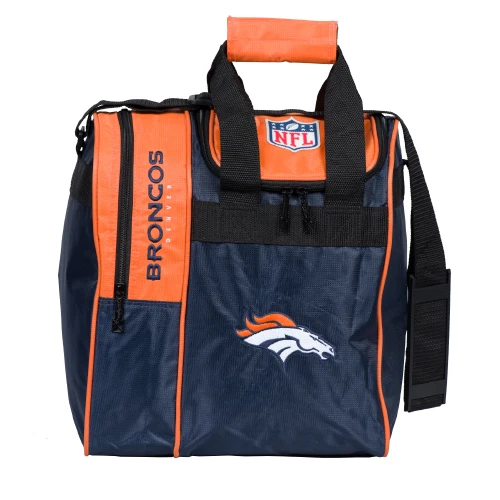 KR Strikeforce NFL Denver Broncos 1 Ball Tote Bowling Bag