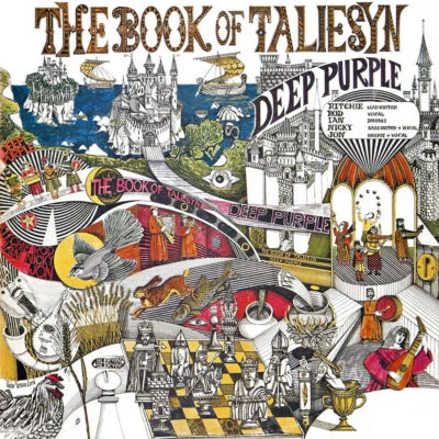 Deep Purple Book Of Taliesyn BANNER HUGE 4X4 Ft Fabric Tapestry Flag album cover - Image 1 of 2